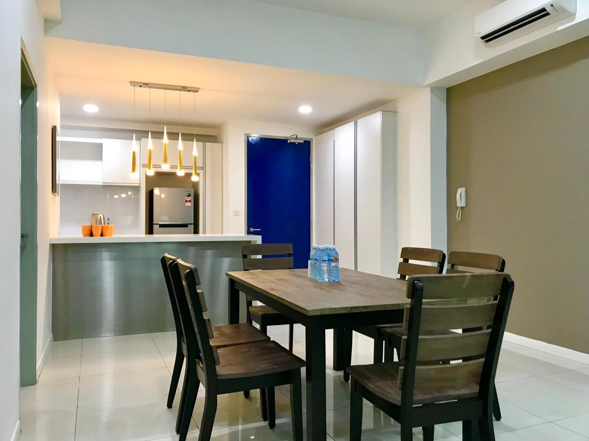 Chung cư 68 m² 2 phòng ngủ, 1 phòng tắm riêng ở Quận trung tâm thương mai Apartment Kota Kinabalu Ngoại thất bức ảnh