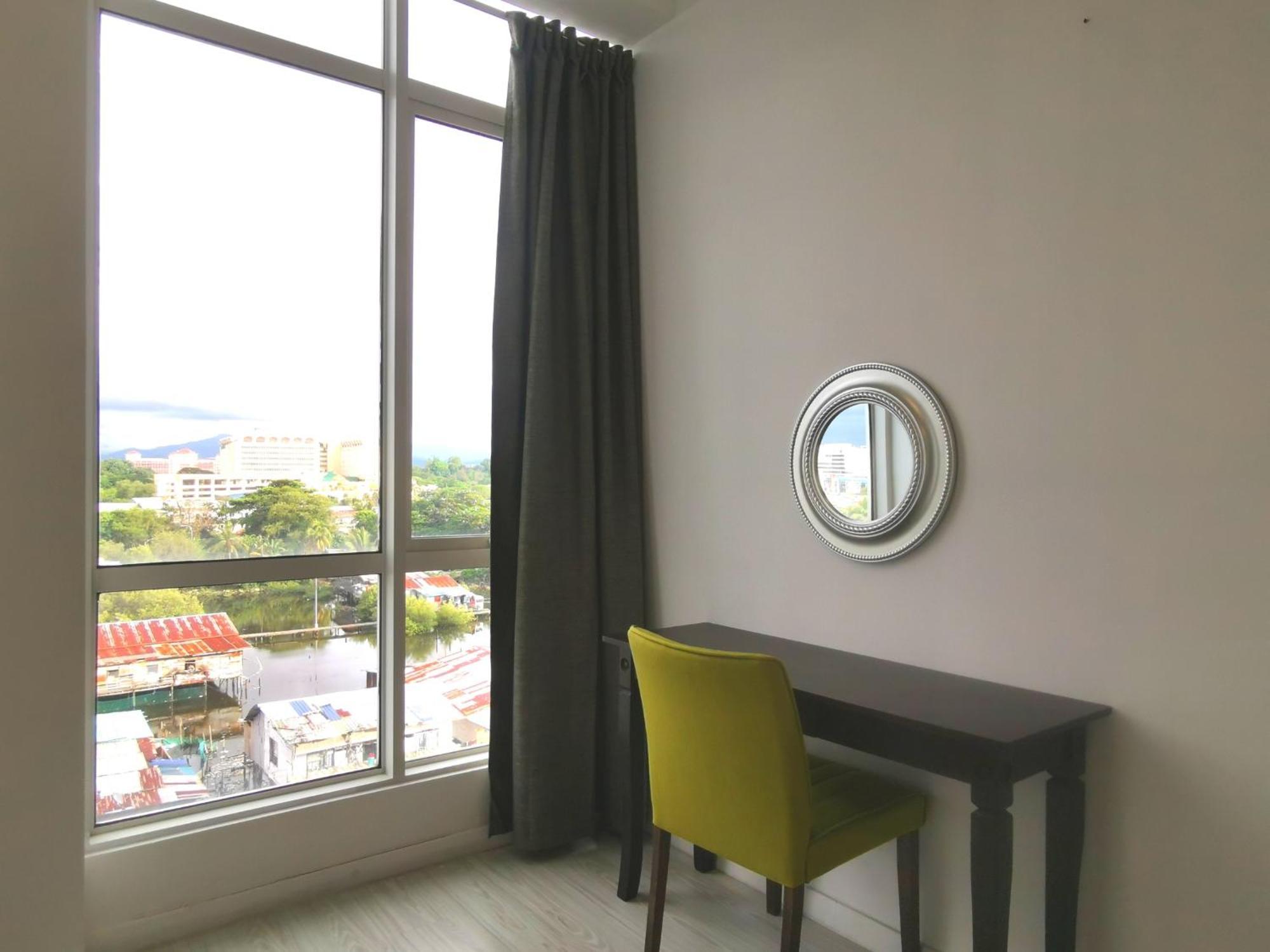 Chung cư 68 m² 2 phòng ngủ, 1 phòng tắm riêng ở Quận trung tâm thương mai Apartment Kota Kinabalu Phòng bức ảnh